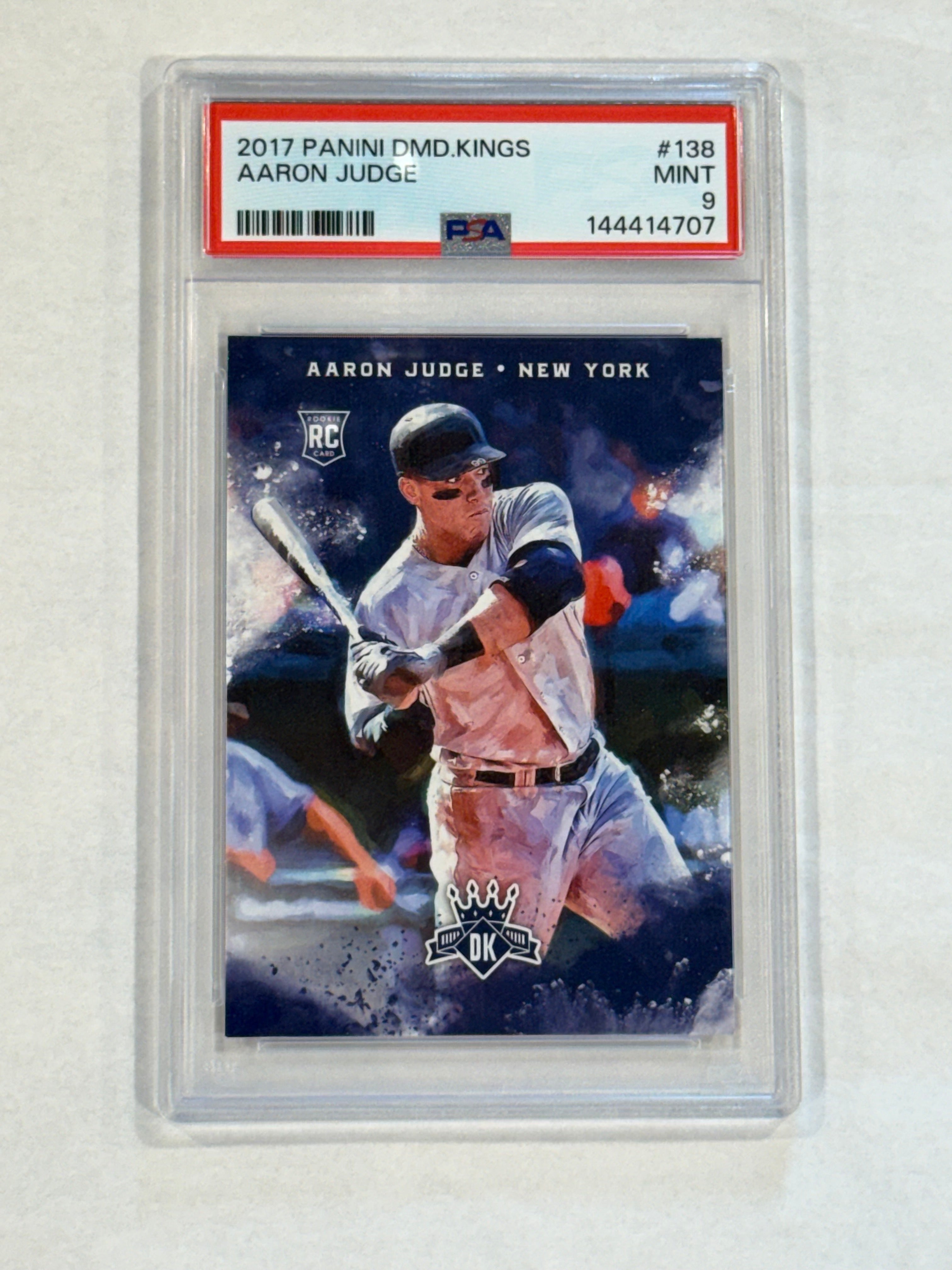 2017 Panini Diamond Kings Aaron Judge Rookie #138 – PSA 9